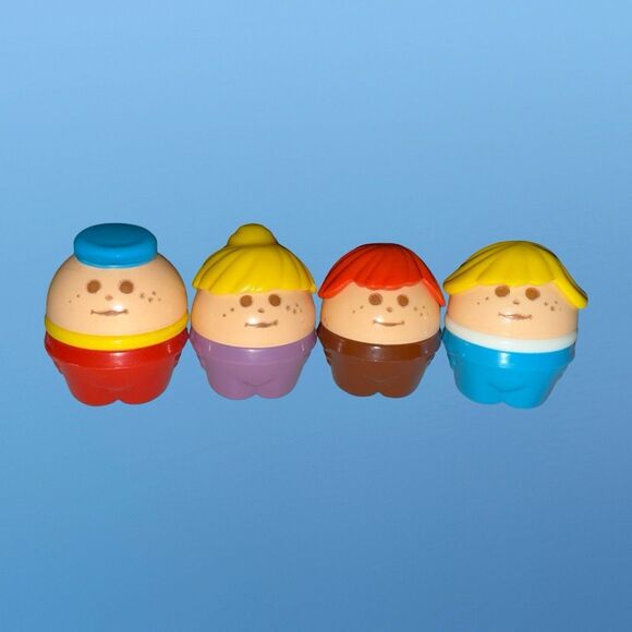 Vintage Little Tikes Toddle Tots Caucasian Family Dad,Mom,Son Daughter Figures - Picture 6 of 6